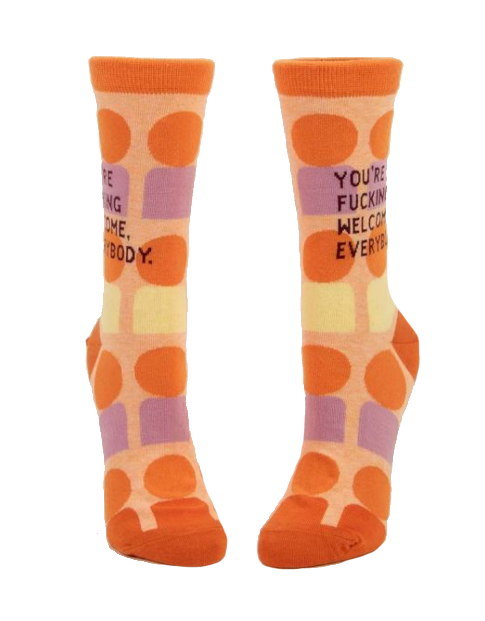 You're Fucking Welcome Women's Crew Socks