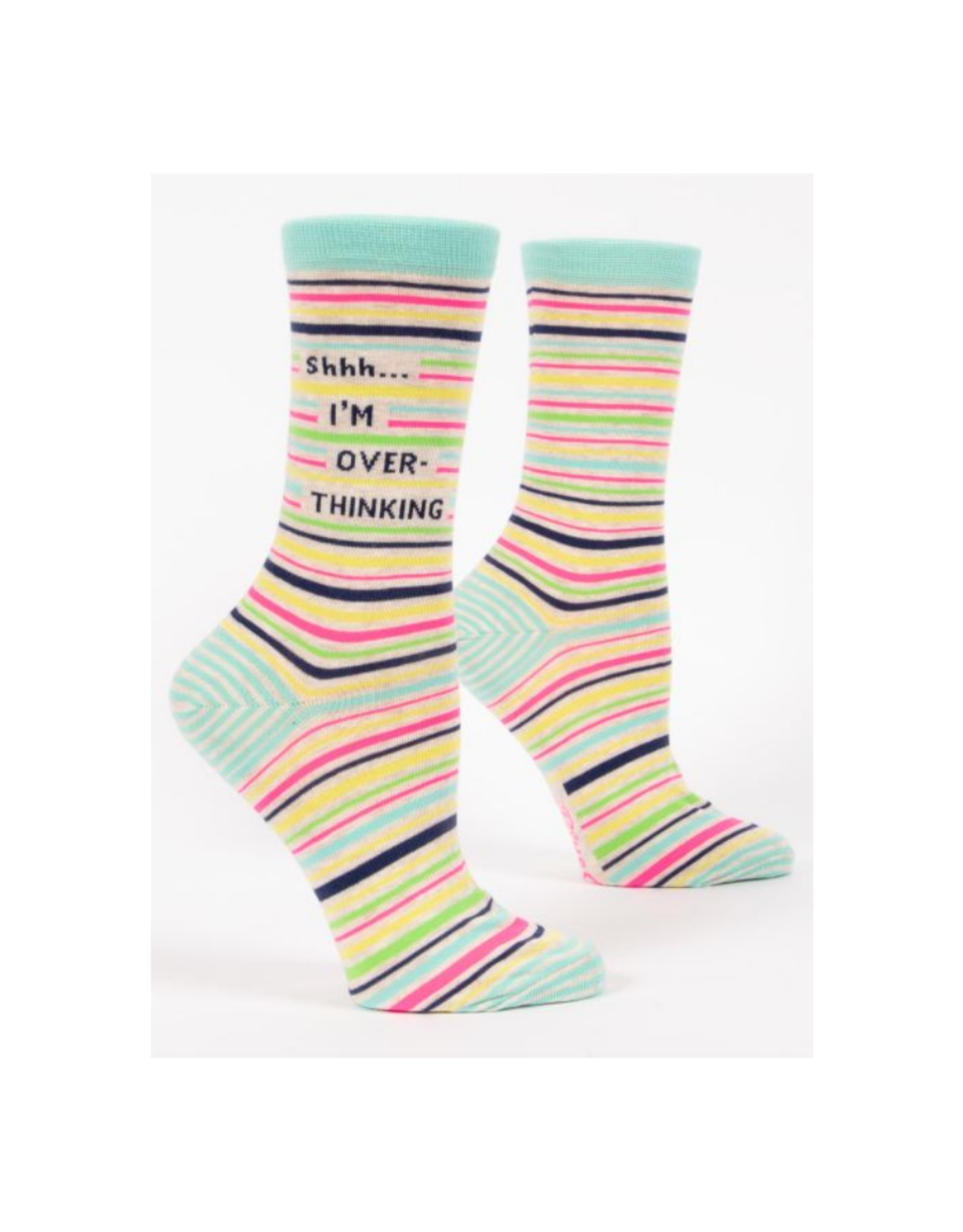 Shhh... I'm Overthinking Women's Crew Socks