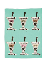 I Go All The Way Ice Cream Sundae Dish Towel