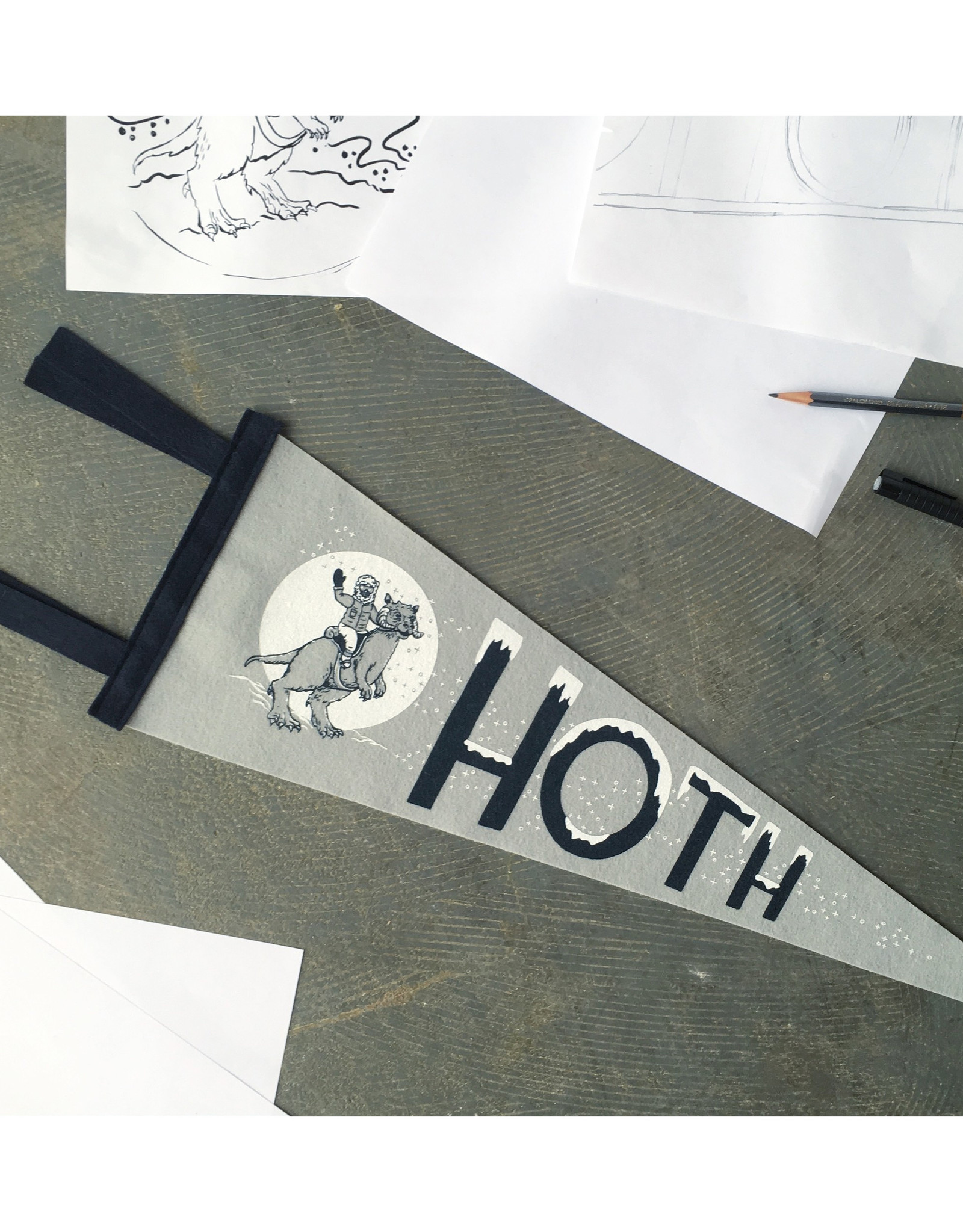 Star Wars - Hoth Pennant