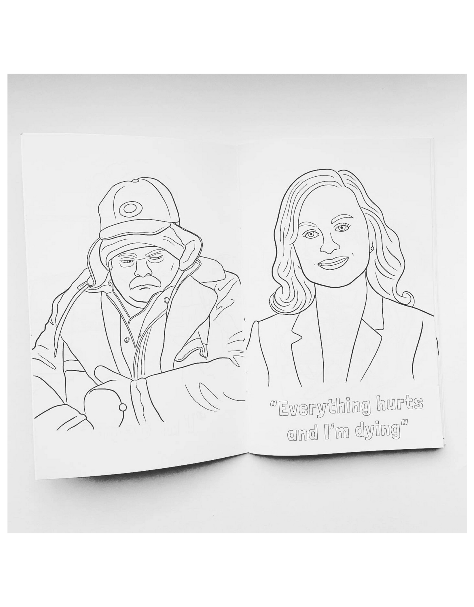 Parks & Rec Coloring Book