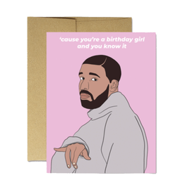 Drake Birthday Girl Greeting Card