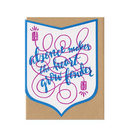 Absence Makes the Heart Grow Fonder Greeting Card