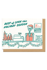 Best of Luck This Holiday Season Greeting Card