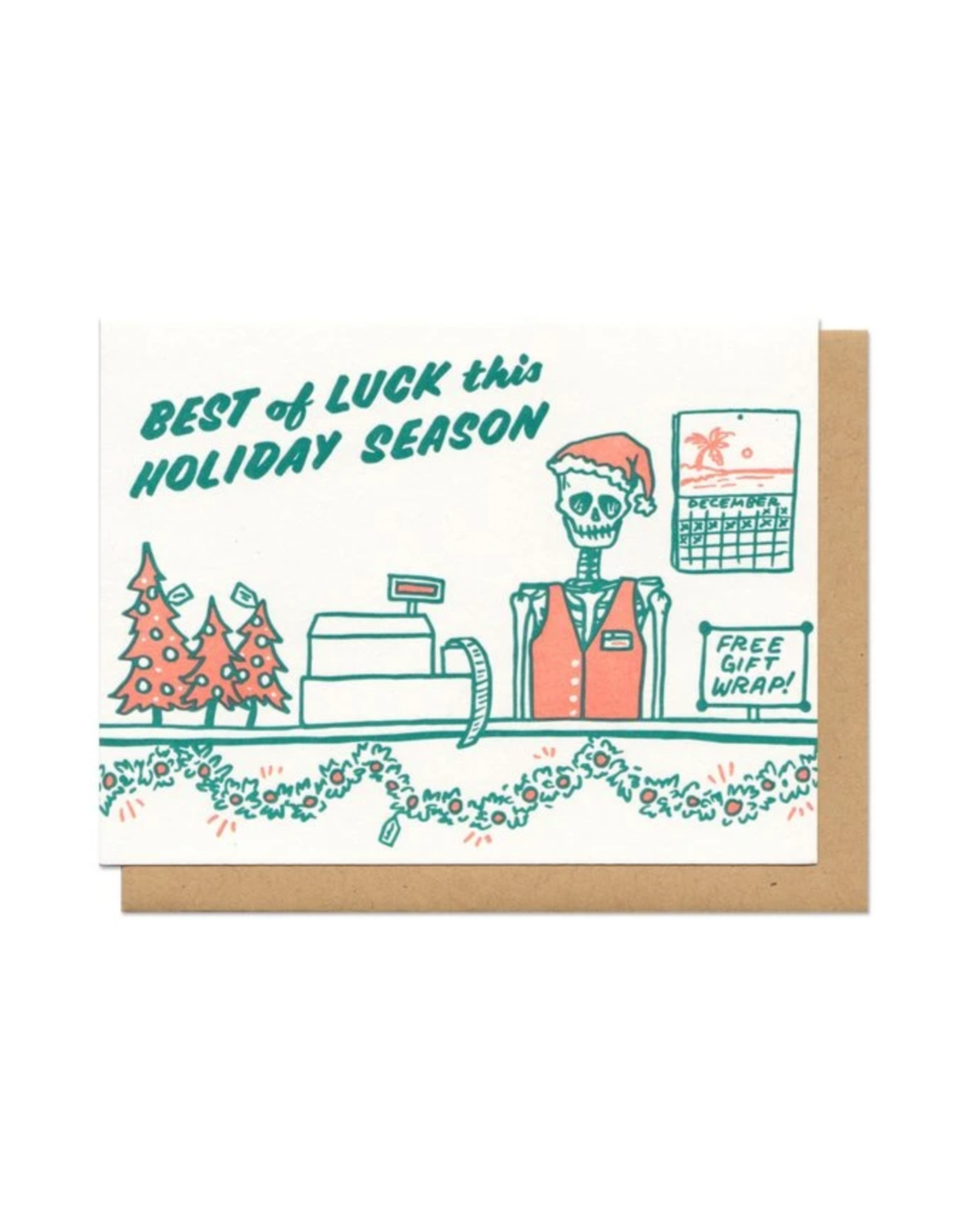 Best of Luck This Holiday Season Card Box Set of 6