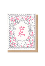 Get a Room (grey) Greeting Card