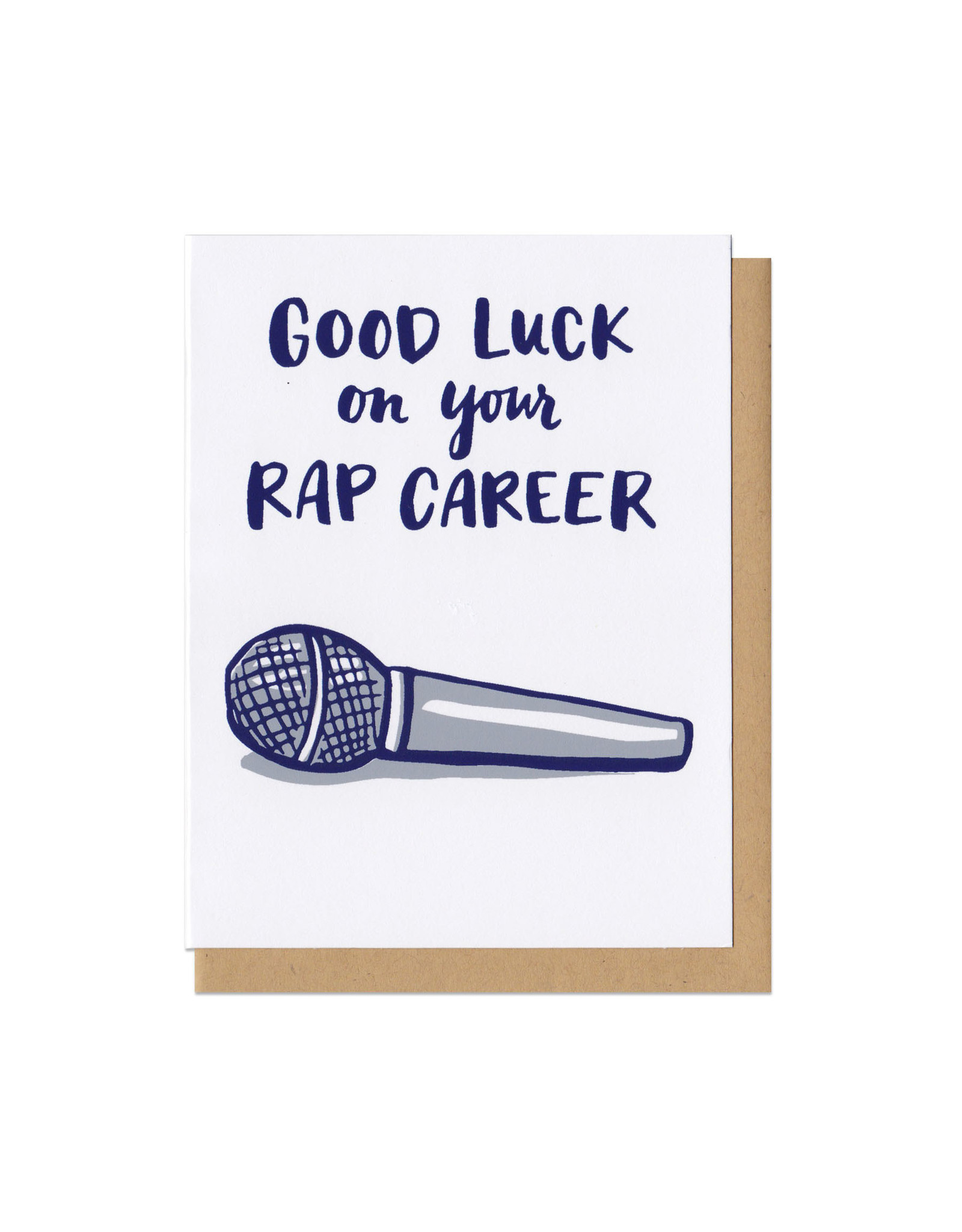 Good Luck On Your Rap Career Greeting Card