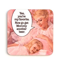 Get Mommy Beer Coaster