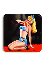 Red Phone Pin-up Coaster