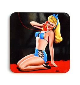 Red Phone Pin-up Coaster