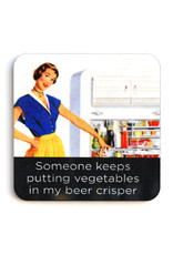 Vegetables in My Beer Crisper Coaster