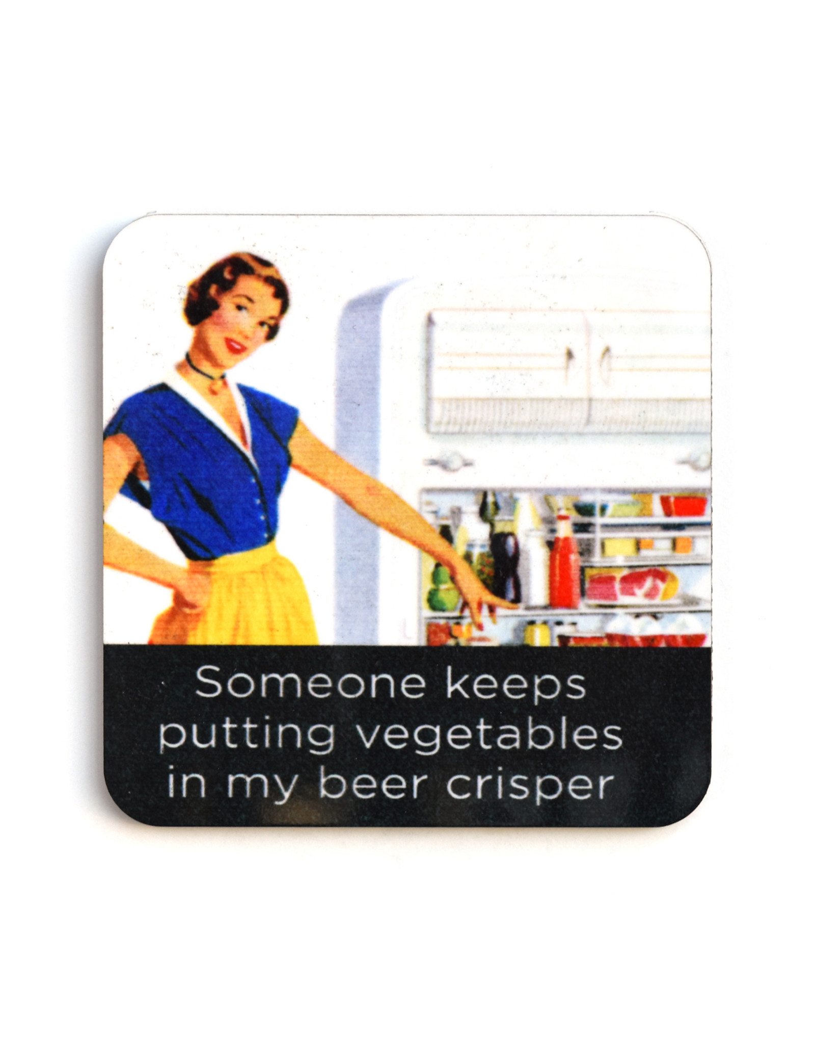 Vegetables in My Beer Crisper Coaster *
