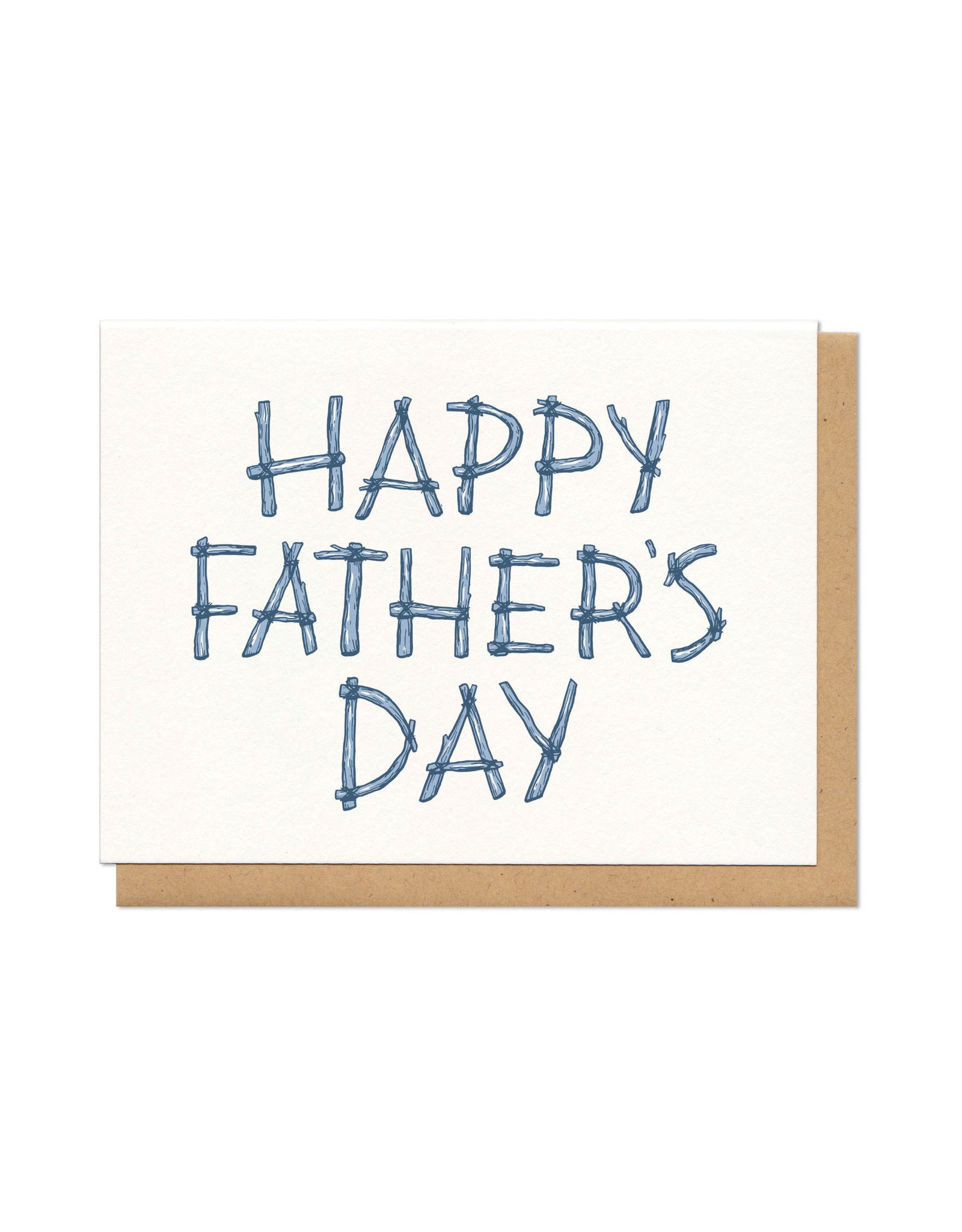 Happy Father's Day Logs Greeting Card