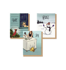 Holiday Mischief Boxed Cards Set of 9