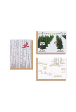 Holiday Patterns Boxed Cards Set of 9