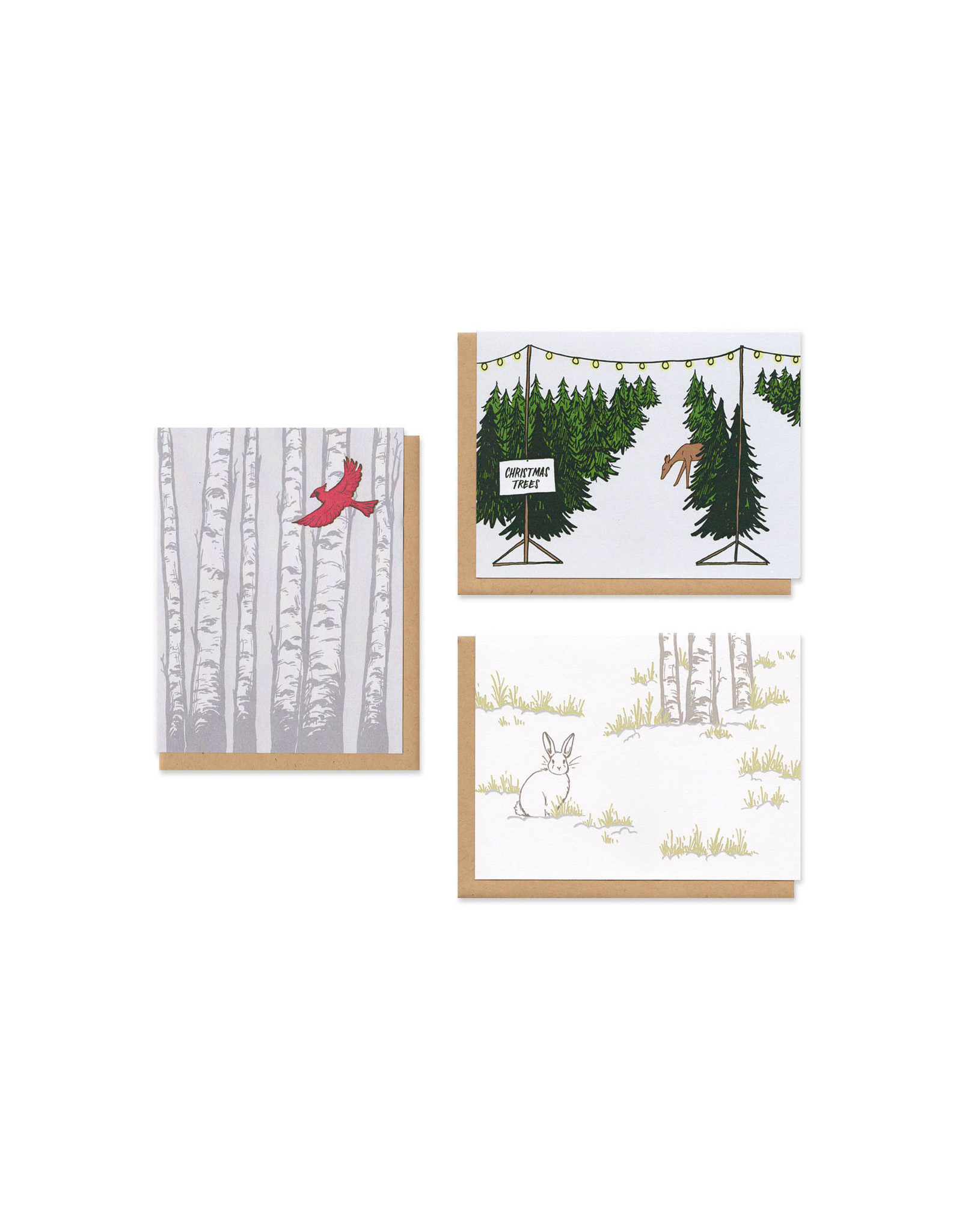 Holiday Patterns Boxed Cards Set of 9