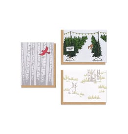 Holiday Patterns Boxed Cards Set of 9