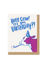 Holy Cow! It's Your Birthday Greeting Card