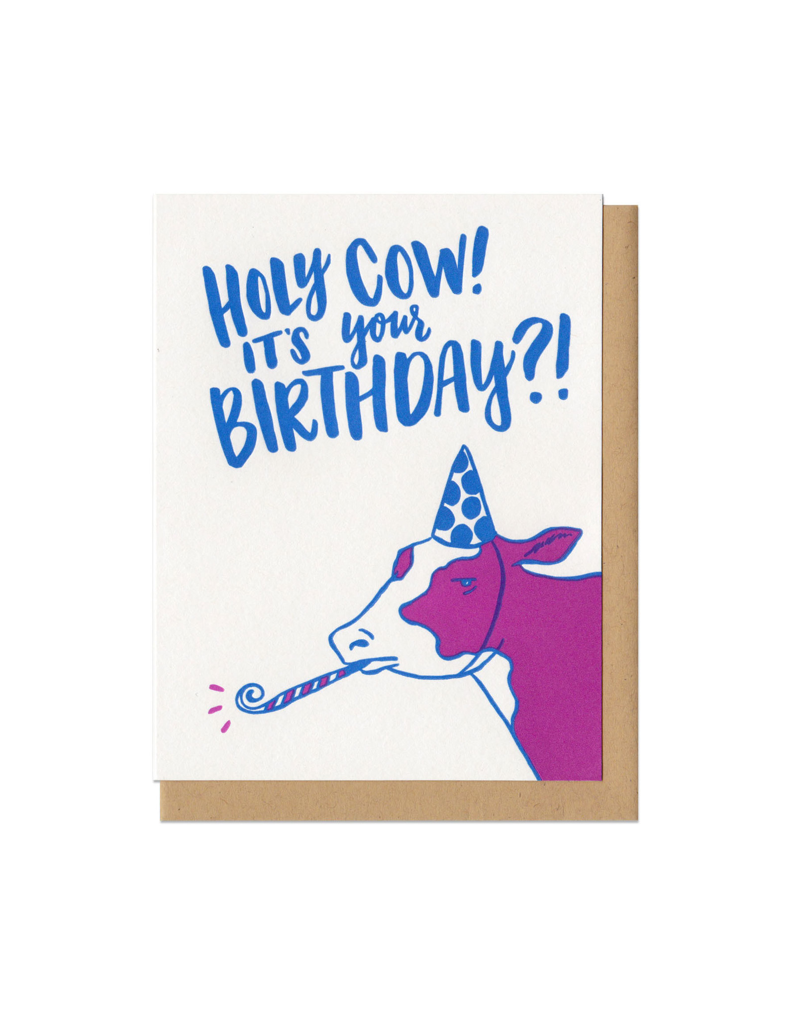 Holy Cow! It's Your Birthday Greeting Card