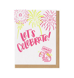 Let's Celebrate! Quietly. Greeting Card