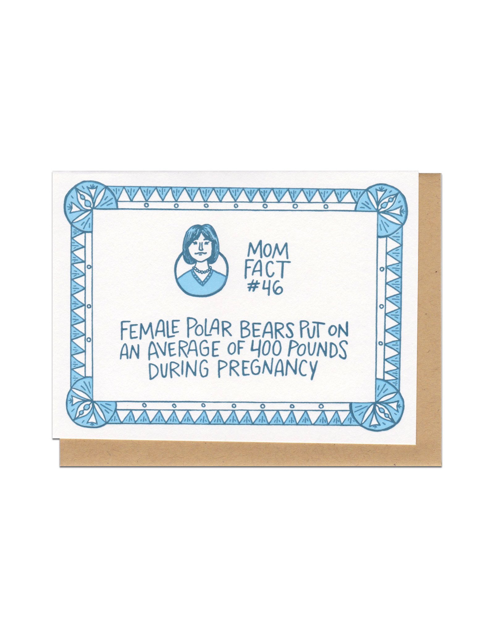 Mom Fact #46 Polar Bears Greeting Card