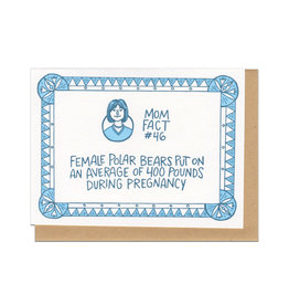 Mom Fact #46 Polar Bears Greeting Card