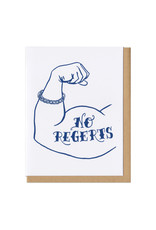 No Regerts Arm Tattoo Greeting Card No Regerts Arm Tattoo Greeting Card