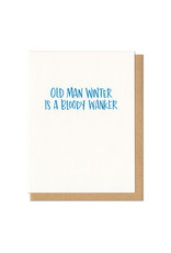 Old Man Winter Greeting Card