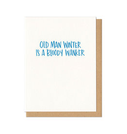 Old Man Winter Greeting Card