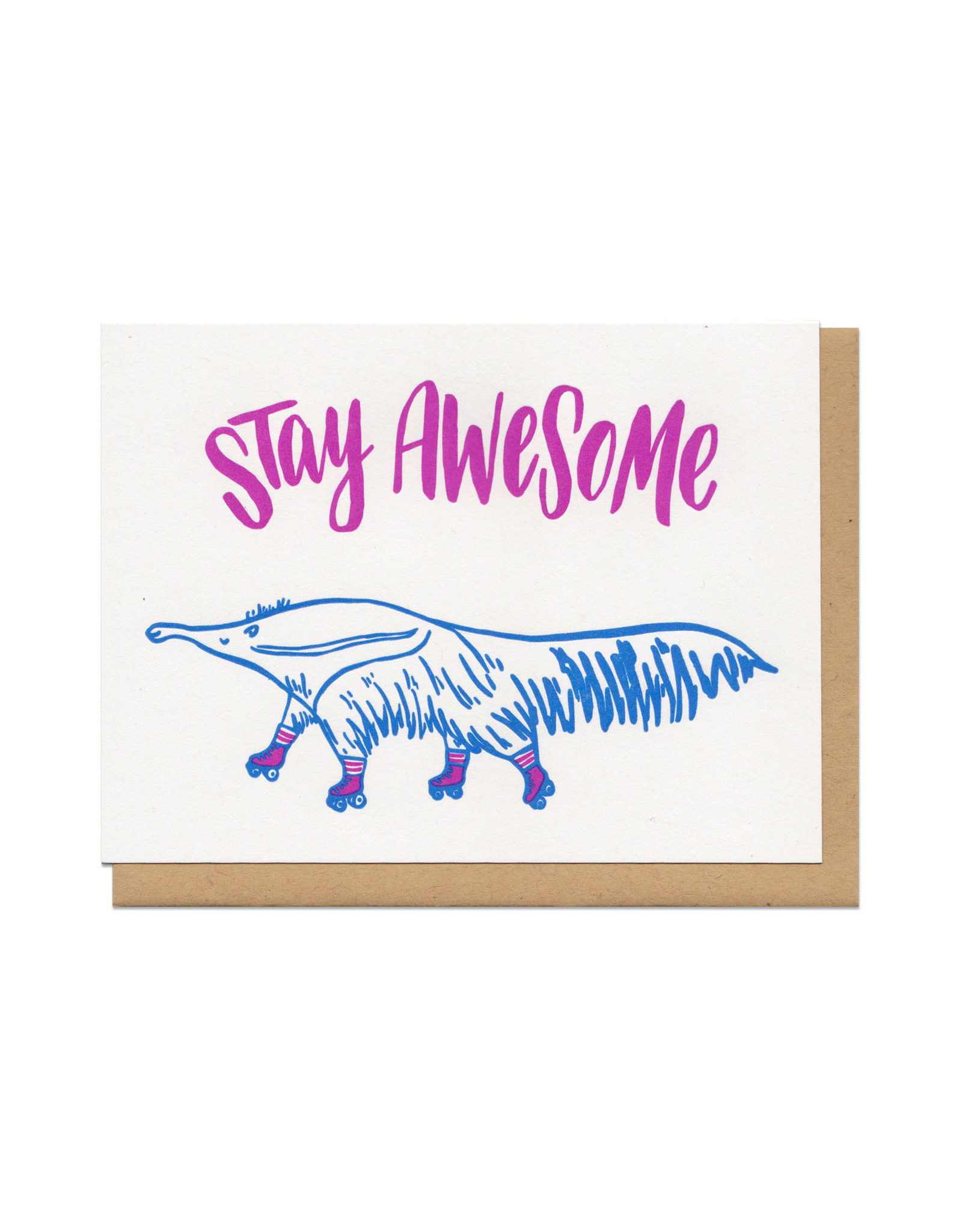 Stay Awesome Anteater Greeting Card