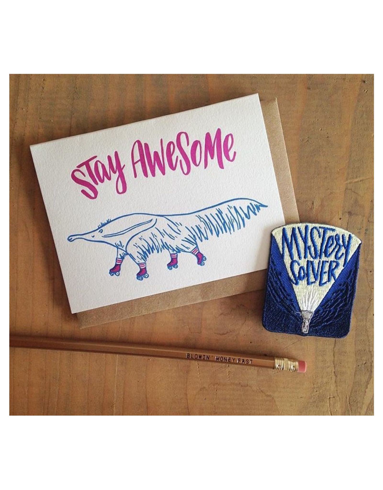 Stay Awesome Anteater Greeting Card