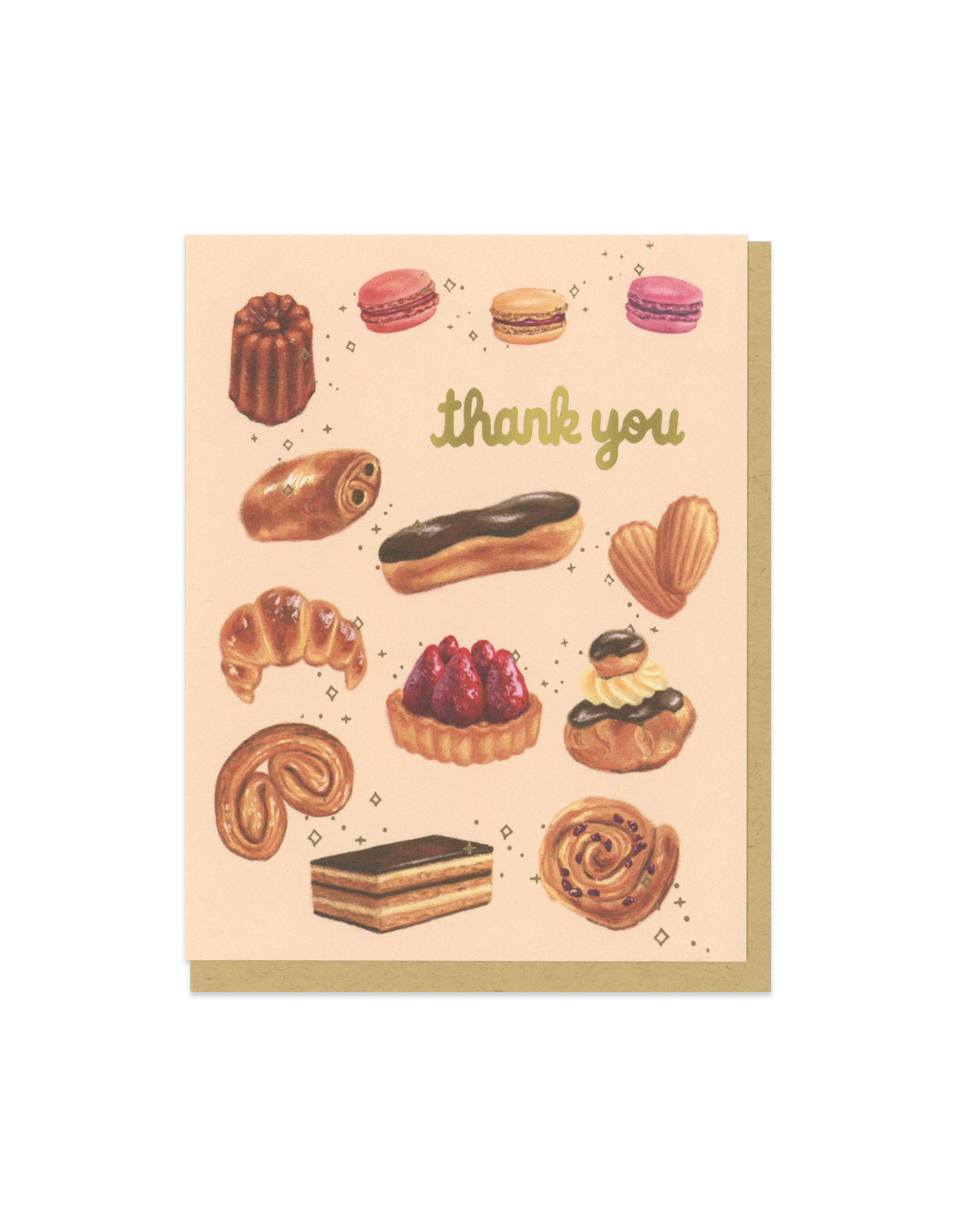 Thank You Pastries Greeting Card