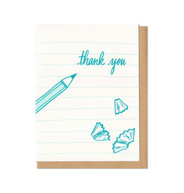 Thank You Pencil Greeting Card