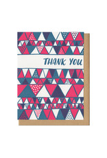 Thank You Triangles Greeting Card