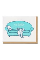 The I'm Sorry Couch Greeting Card