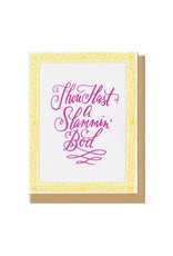 Thou Hast a Slammin' Bod Greeting Card