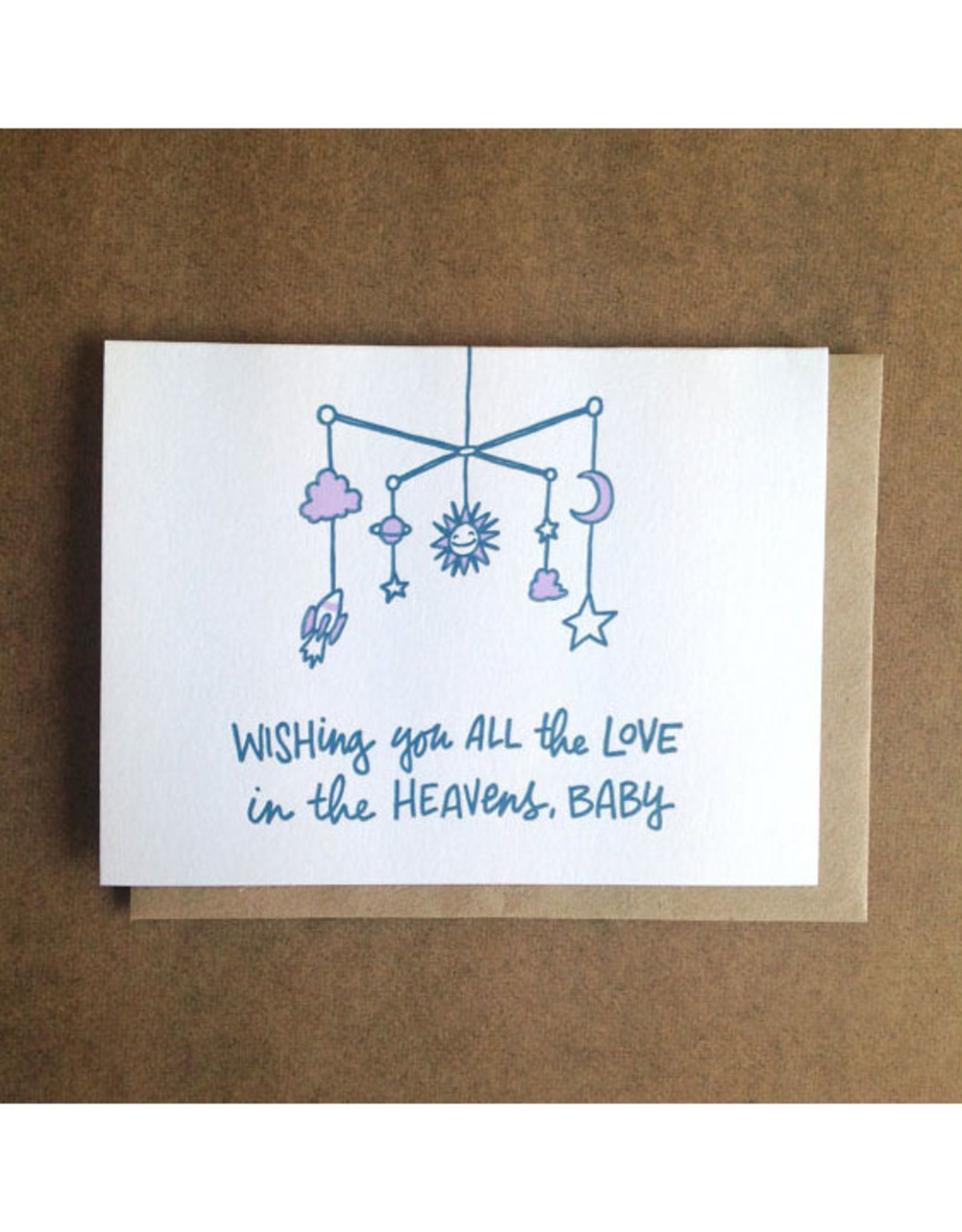 Love in the Heavens Greeting Card