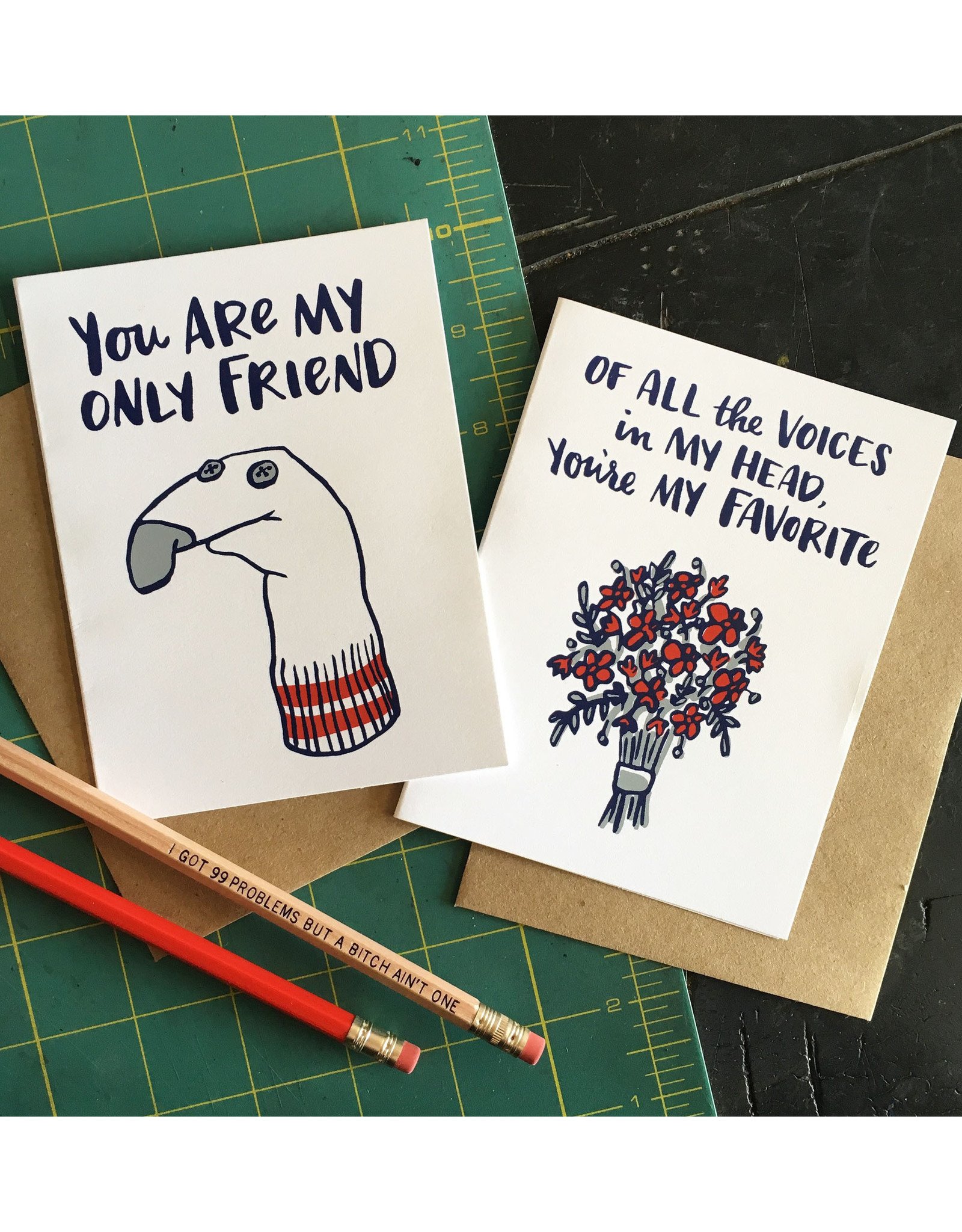 You Are My Only Friend Greeting Card