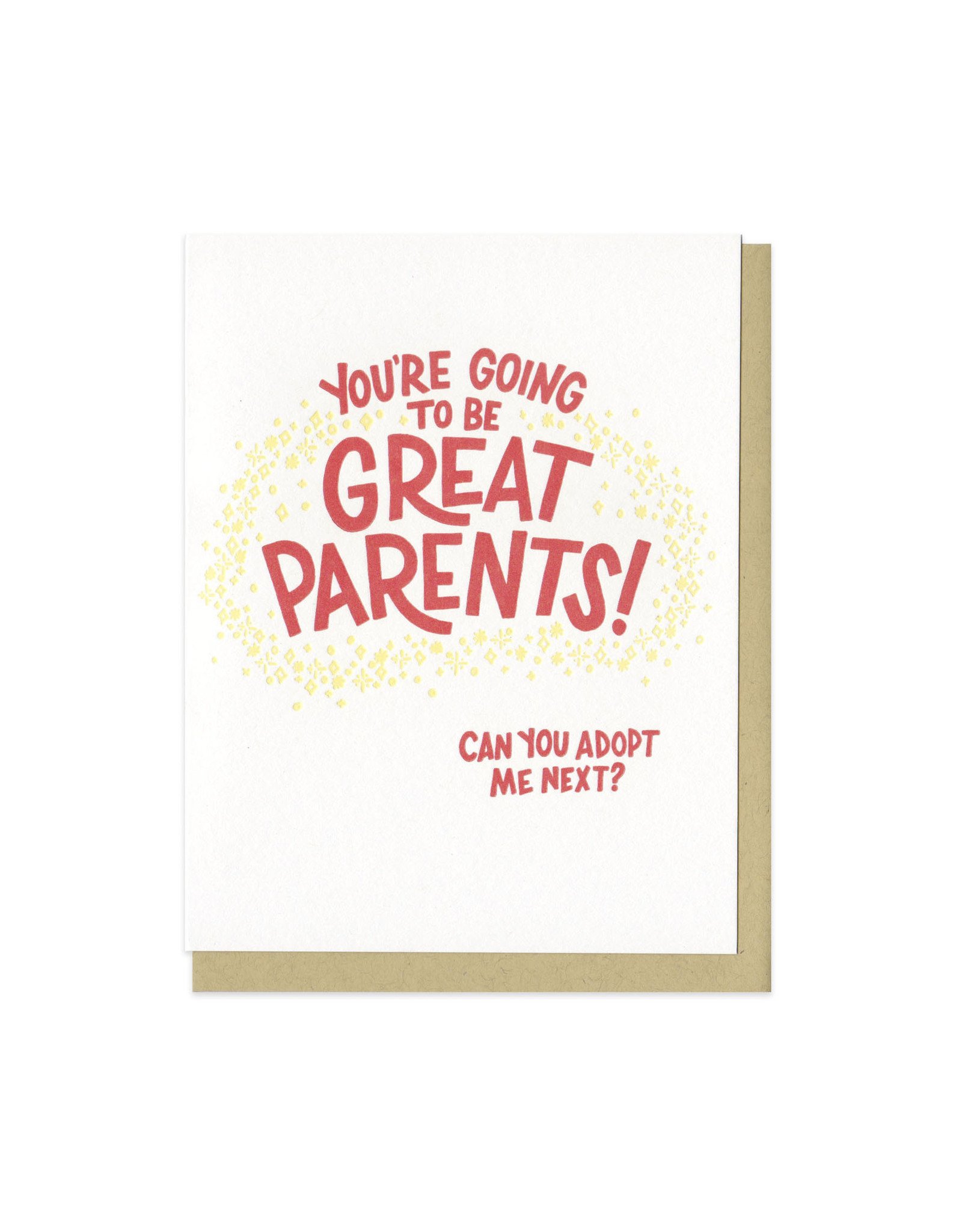 You're Going to Be Great Parents Greeting Card