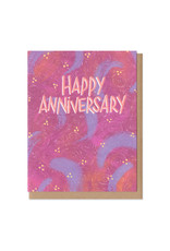 Colorful Classics Happy Anniversary Greeting Card