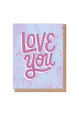 Colorful Classics Love You Greeting Card