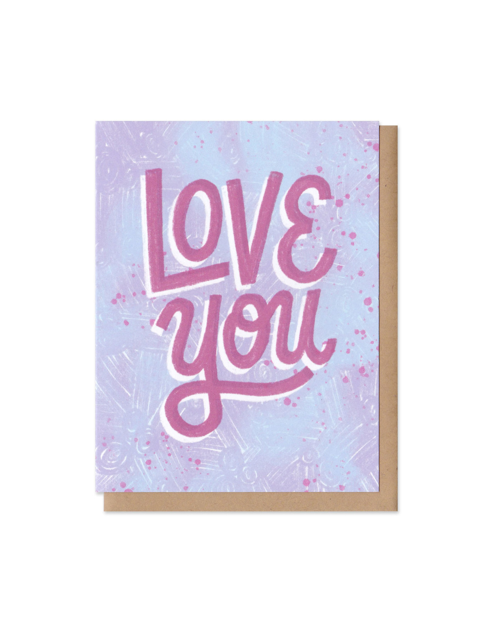 Colorful Classics Love You Greeting Card