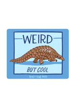 Weird Cool Pangolin Bumper Sticker