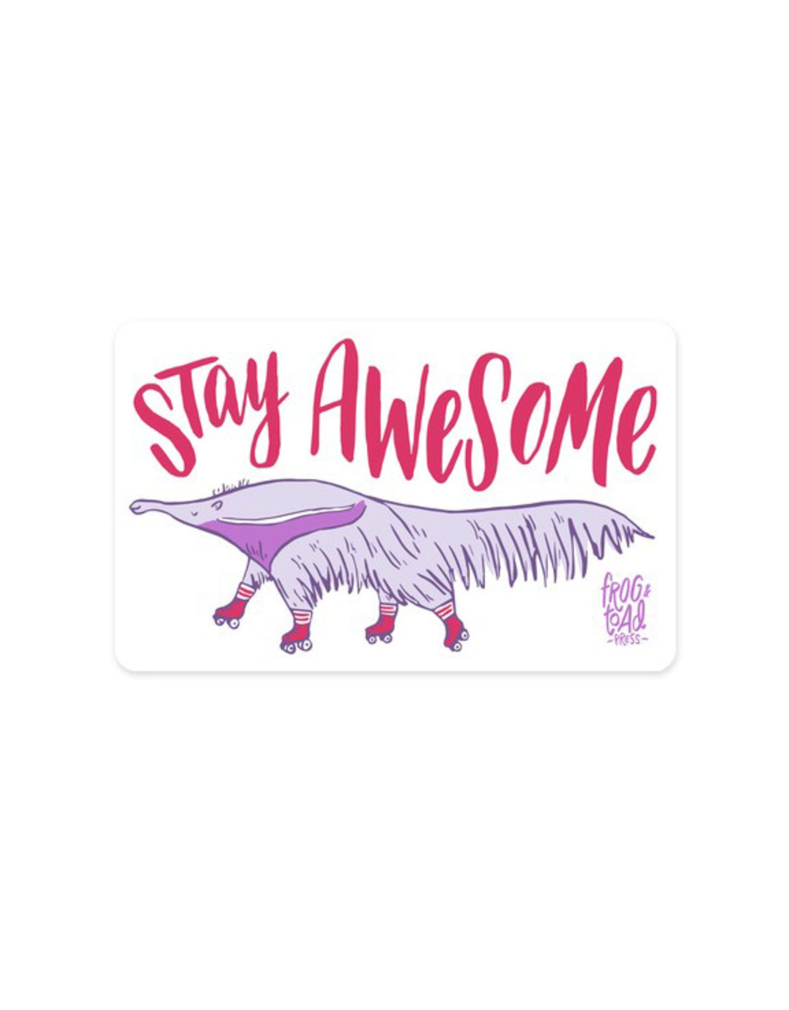 Stay Awesome Anteater Bumper Sticker