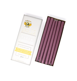 Mauve Taper Candle