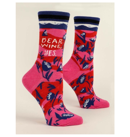 Dear Wine, Yes Women's Crew Socks*