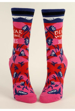 Dear Wine, Yes Women's Crew Socks