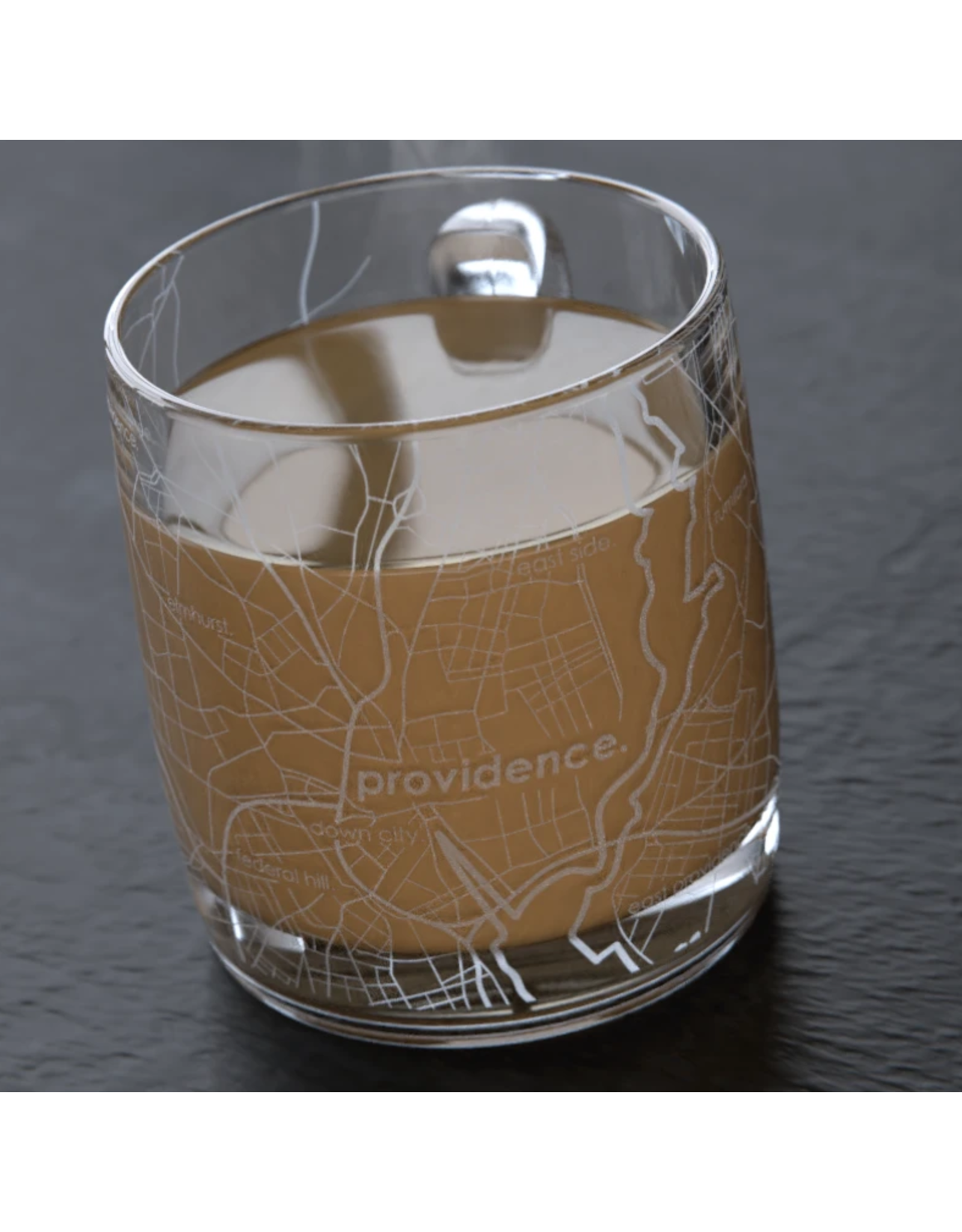 Providence Map Glass Coffee Mug