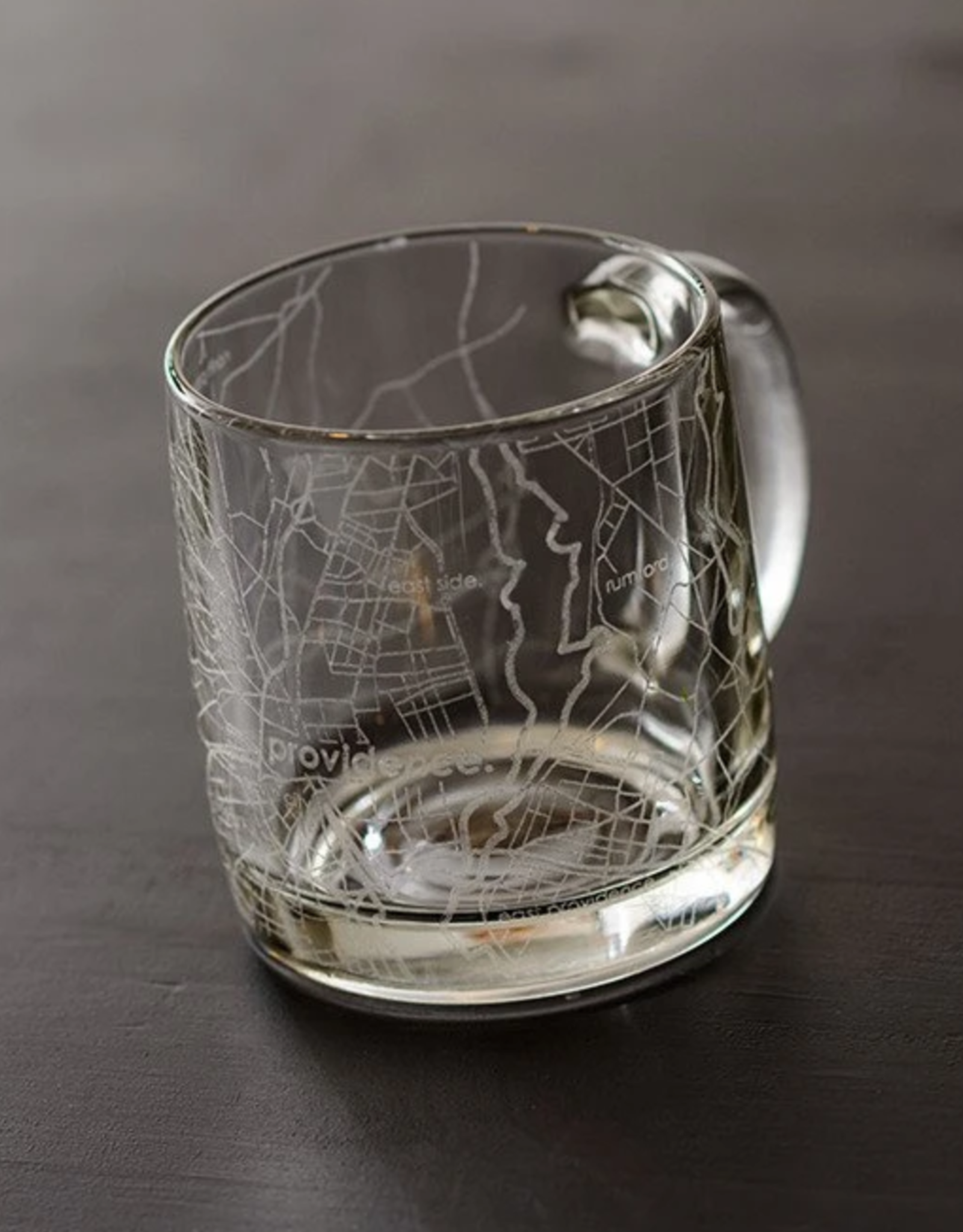 Providence Map Glass Coffee Mug