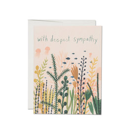 With Deepest Sympathy Underwater Greeting Card